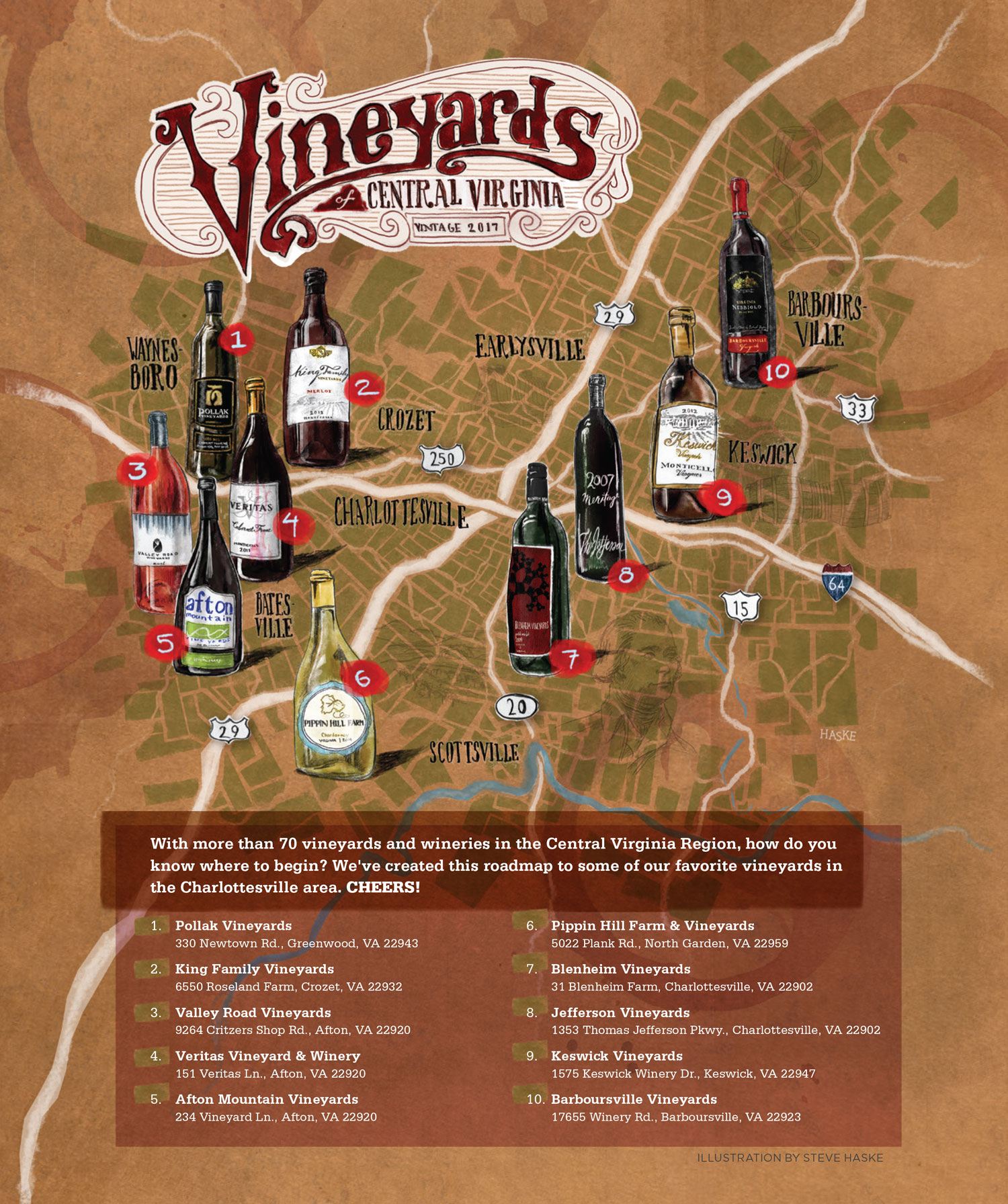 Vineyards of Central Virginia