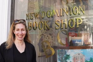 Julia Kudravetz with New Dominion Book Shop