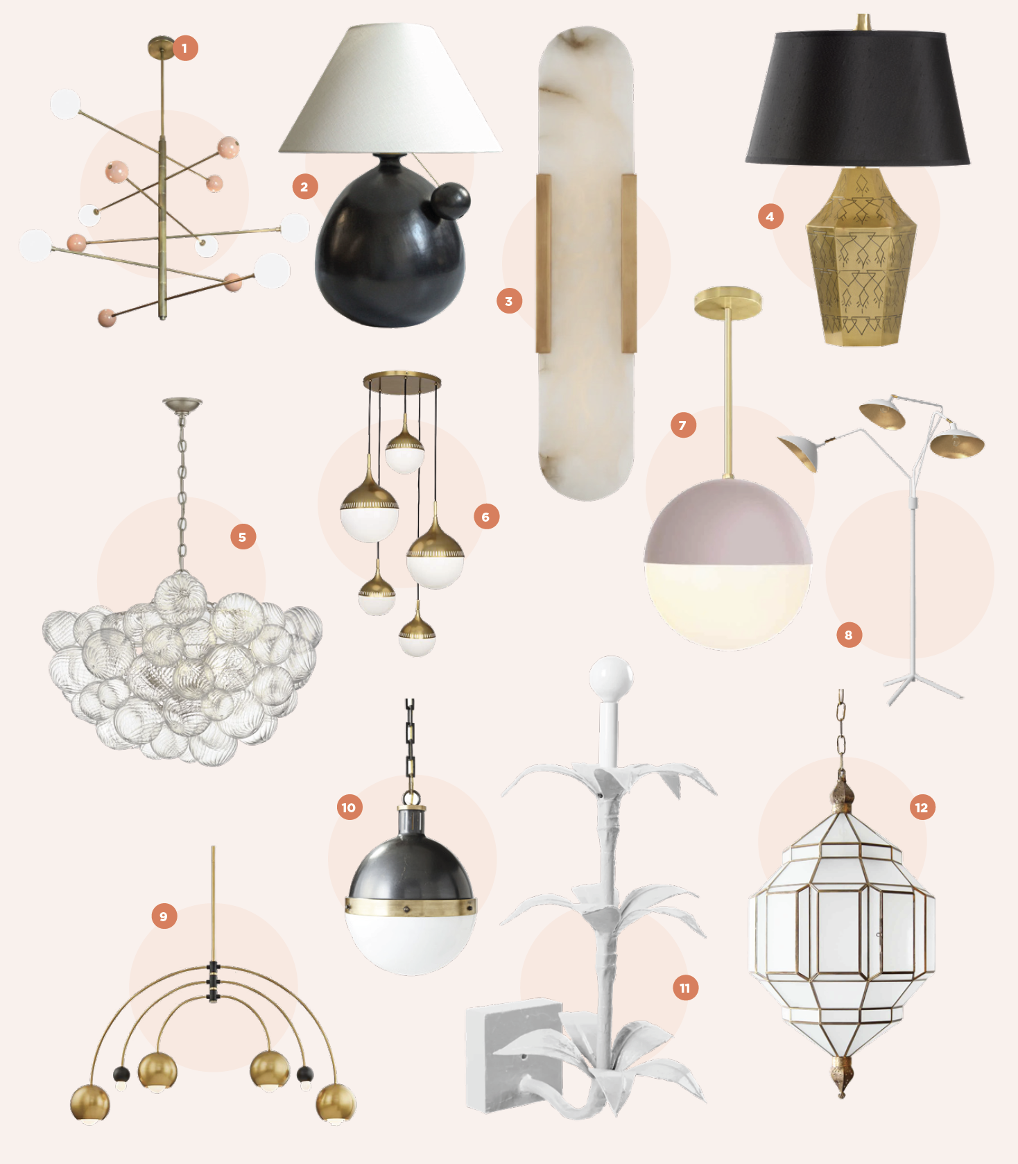 statement making lighting products from magazine